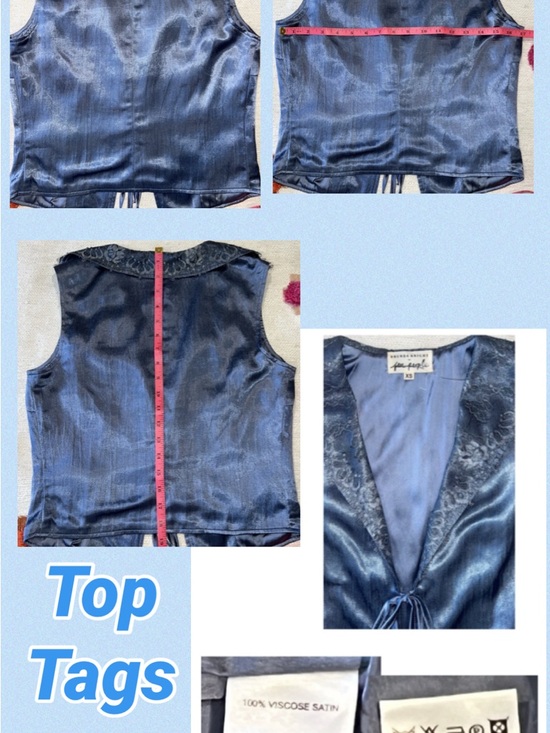 NEW Free People X Brenda Knight Satin and Lace Maxi Skirt & Vest Set XS - Picture 15 of 16